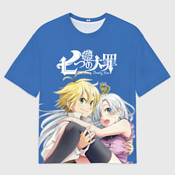 Мужская футболка оверсайз 7 смертных грехов