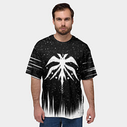 Футболка оверсайз мужская Башня бога Крылатое древо Z, цвет: 3D-принт — фото 2