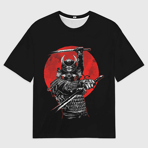 Мужская футболка оверсайз Samurai / 3D-принт – фото 1