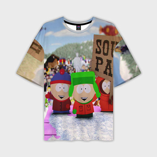Мужская футболка оверсайз Южный Парк South Park / 3D-принт – фото 1