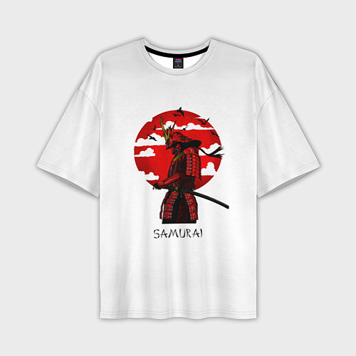Мужская футболка оверсайз Samurai / 3D-принт – фото 1