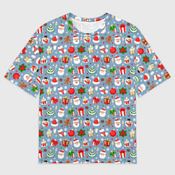 Мужская футболка оверсайз Новый Год