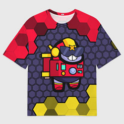 Футболка оверсайз мужская AMONG US - BRAWL STARS SURGE, цвет: 3D-принт