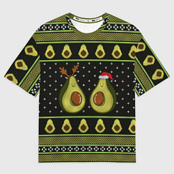 Мужская футболка оверсайз Avo christmas