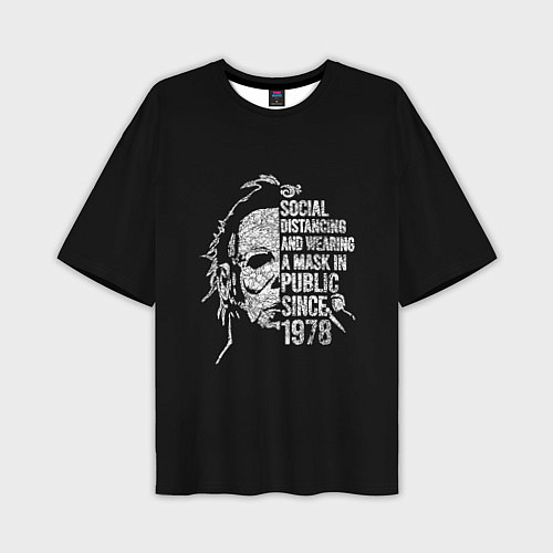 Мужская футболка оверсайз Michael Myers / 3D-принт – фото 1