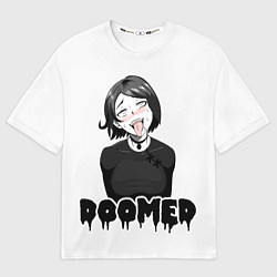 Футболка оверсайз мужская Doomer girl, цвет: 3D-принт