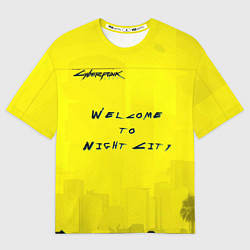 Футболка оверсайз мужская Cyberpunk 2077, цвет: 3D-принт
