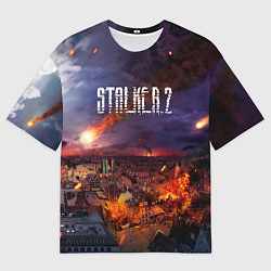 Футболка оверсайз мужская Stalker 2, цвет: 3D-принт