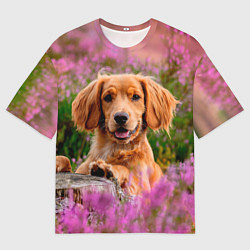 Мужская футболка оверсайз Dog