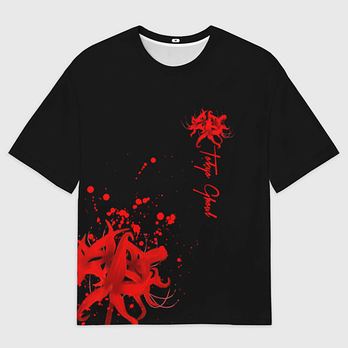 Мужская футболка оверсайз Tokyo Ghoul / 3D-принт – фото 1