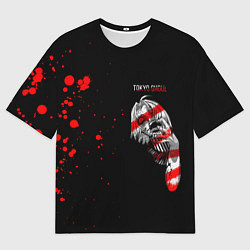 Футболка оверсайз мужская Токийский Гуль, цвет: 3D-принт