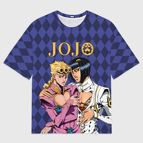 Мужская футболка оверсайз JOJO / 3D-принт – фото 1