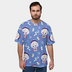 Футболка оверсайз мужская Genshin Impact, цвет: 3D-принт — фото 2