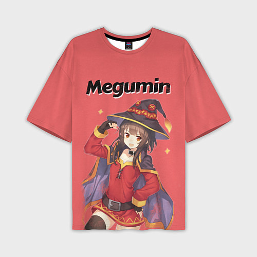 Мужская футболка оверсайз Megumin / 3D-принт – фото 1