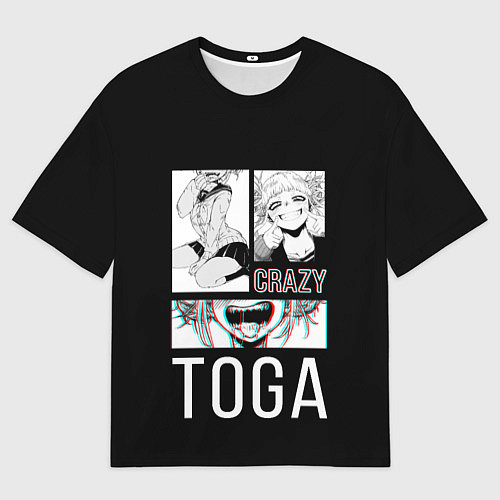 Мужская футболка оверсайз Toga Crazy / 3D-принт – фото 1