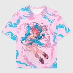Мужская футболка оверсайз Ashido Mina