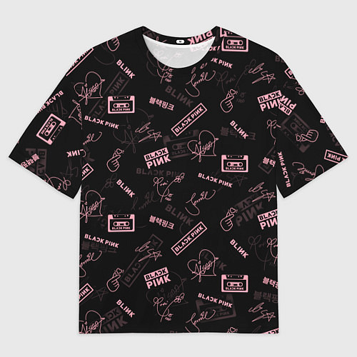 Мужская футболка оверсайз BLACKPINK / 3D-принт – фото 1