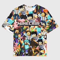 Мужская футболка оверсайз MINECRAFT