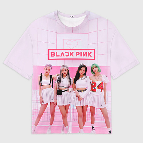 Мужская футболка оверсайз BLACKPINK / 3D-принт – фото 1
