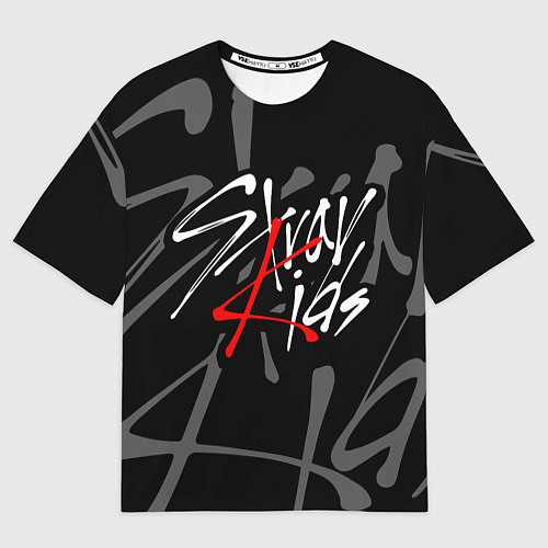 Мужская футболка оверсайз STRAY KIDS / 3D-принт – фото 1