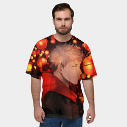 Футболка оверсайз мужская Итадори, цвет: 3D-принт — фото 2