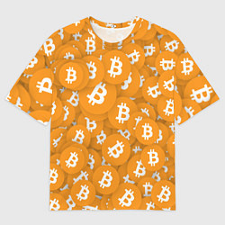 Мужская футболка оверсайз Я БИТКОИН I AM BITCOIN