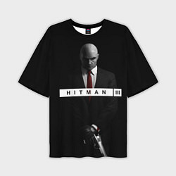 Мужская футболка оверсайз Hitman 3