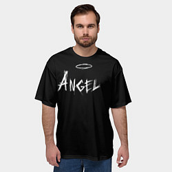 Футболка оверсайз мужская ANGEL, цвет: 3D-принт — фото 2
