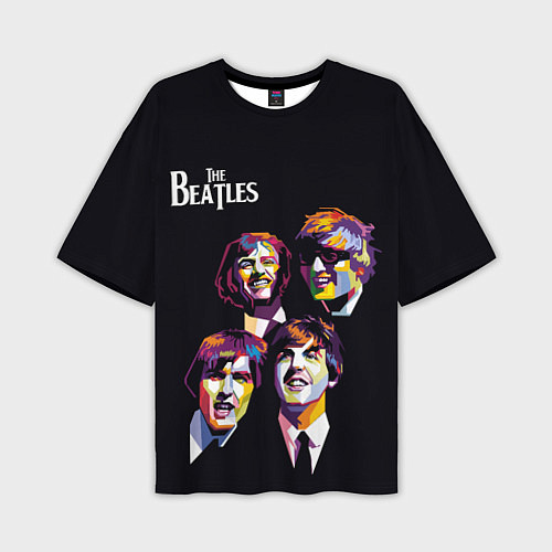 Мужская футболка оверсайз The Beatles / 3D-принт – фото 1