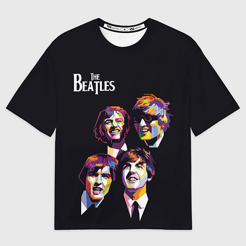 Мужская футболка оверсайз The Beatles / 3D-принт – фото 1