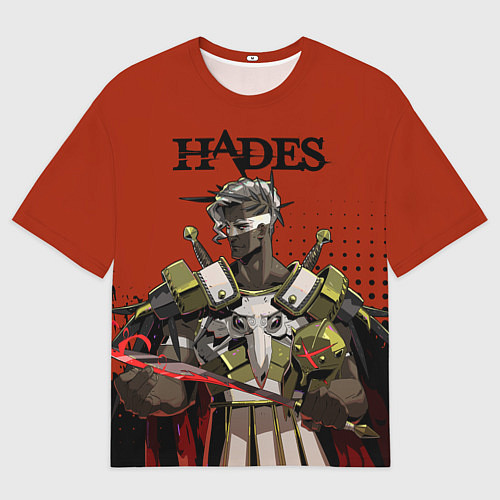 Мужская футболка оверсайз Hades - Арес / 3D-принт – фото 1