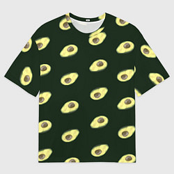 Футболка оверсайз мужская Авокадо, цвет: 3D-принт