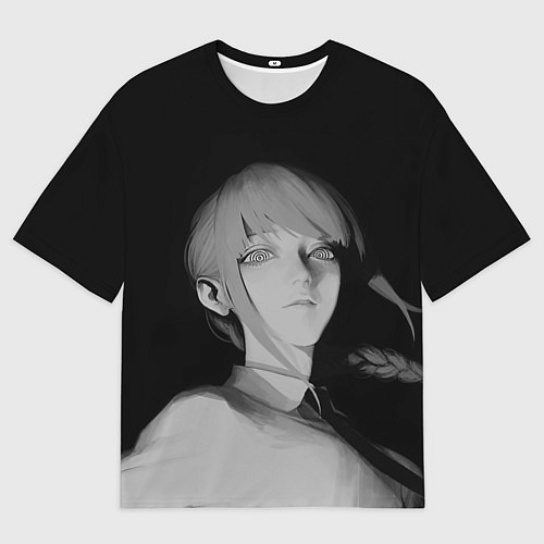 Мужская футболка оверсайз Makima Chainsaw Man / 3D-принт – фото 1