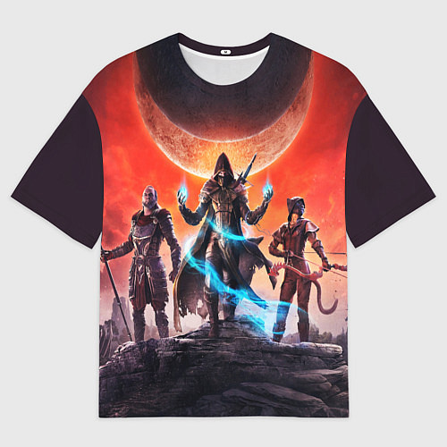 Мужская футболка оверсайз THE ELDER SCROLLS / 3D-принт – фото 1