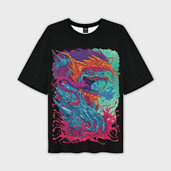 Футболка оверсайз мужская Hyper beast art, цвет: 3D-принт