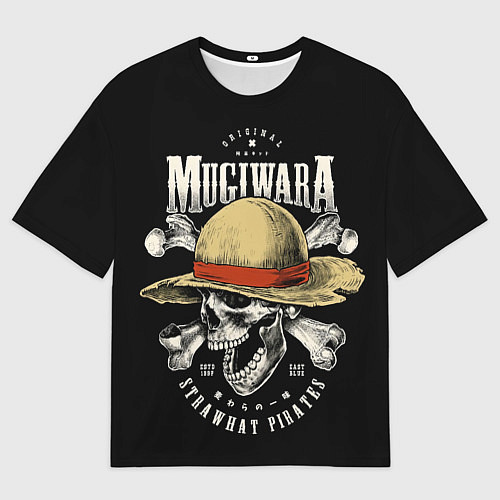 Мужская футболка оверсайз MUGIWARA ONE PIECE / 3D-принт – фото 1