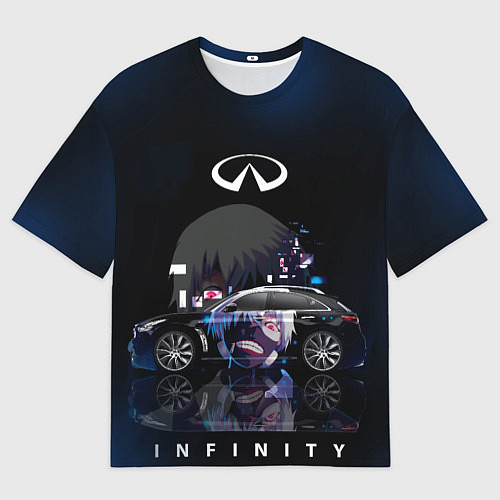 Мужская футболка оверсайз Infinity Art / 3D-принт – фото 1