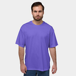 Футболка оверсайз мужская Аспидно-синий, цвет: 3D-принт — фото 2