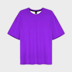 Мужская футболка оверсайз Фиолетовый