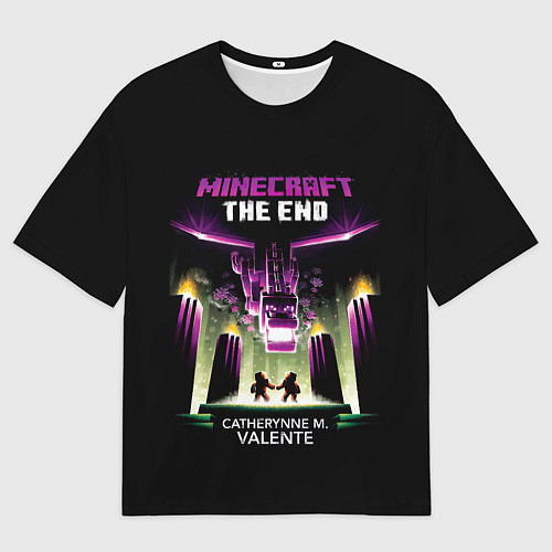Мужская футболка оверсайз Minecraft THE END / 3D-принт – фото 1