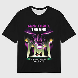 Мужская футболка оверсайз Minecraft THE END