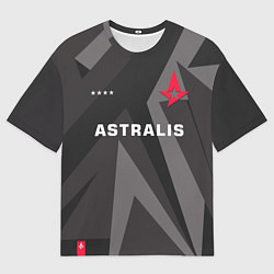 Футболка оверсайз мужская Astralis Jersey Pro 202122, цвет: 3D-принт