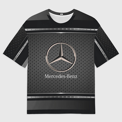 Мужская футболка оверсайз MERCEDES BENZ МЕРСЕДЕС БЕНЗ / 3D-принт – фото 1