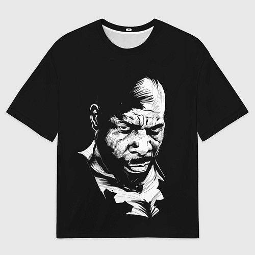 Мужская футболка оверсайз Сити Флетчер / 3D-принт – фото 1