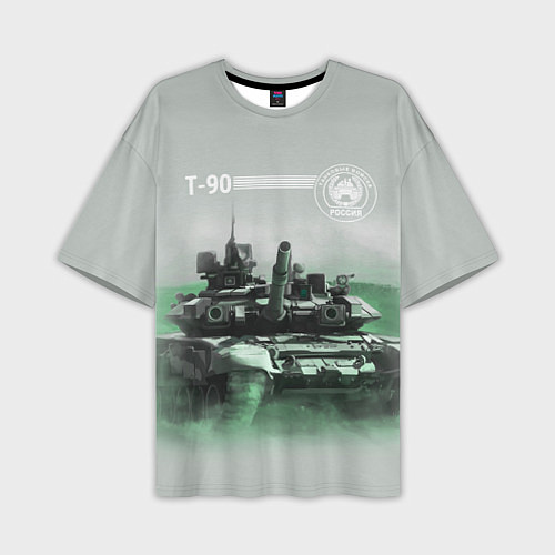 Мужская футболка оверсайз Т-90 / 3D-принт – фото 1