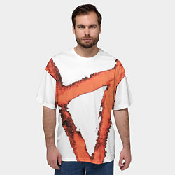 Футболка оверсайз мужская VETEMENTS 20, цвет: 3D-принт — фото 2
