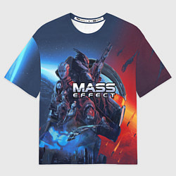 Мужская футболка оверсайз Mass EFFECT Legendary ed