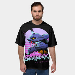 Футболка оверсайз мужская Evangelion, цвет: 3D-принт — фото 2
