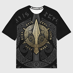 Мужская футболка оверсайз Кельтские ястребы