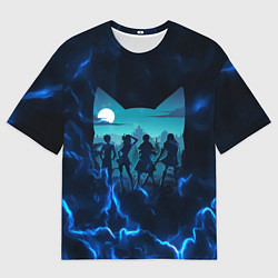 Футболка оверсайз мужская Fairy tail Хвост Феи, цвет: 3D-принт